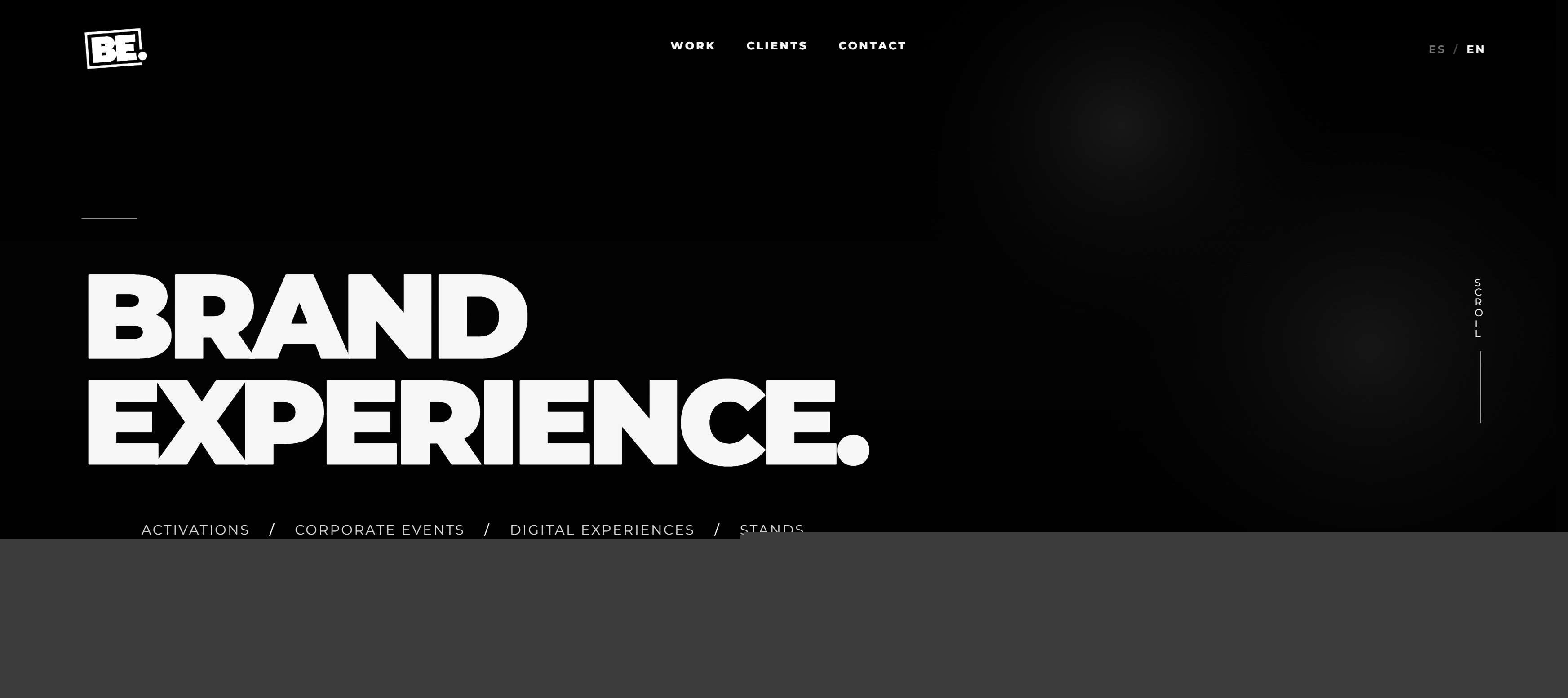 Brand Experience — hero