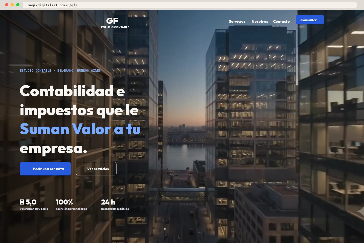 Estudio Fadelli — corporate accounting website