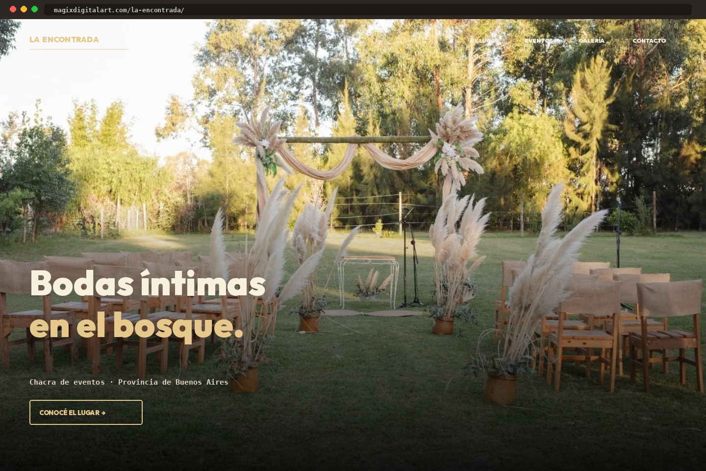 La Encontrada — chacra de eventos boutique